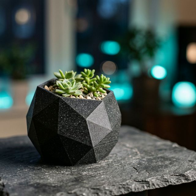 Pot géométrique Low-Poly